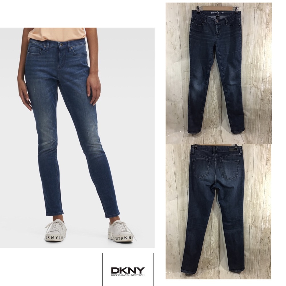 🌸3/$20DKNY | Curvy Skinny Dark wash denim 4